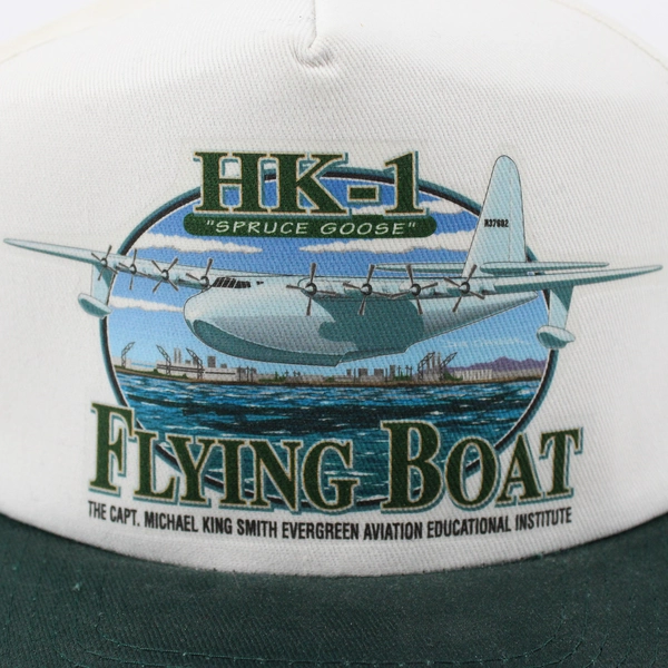 VTG KC HK-1 Spruce Goose Flying Boat Snapback Hat One Size FLAWED