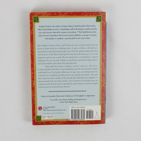 The Cross-Country Quilters by Jennifer Chiaverini 2001 Paperback Novel 