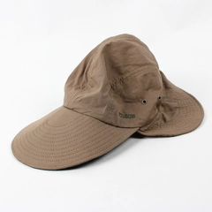 C.C. Filson Co. Taupe Brown Flap Cap Men's Size Large
