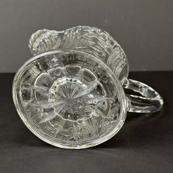 Gorham Garden Serenade Heavy Crystal Pitcher 8.5" Tall 44 oz