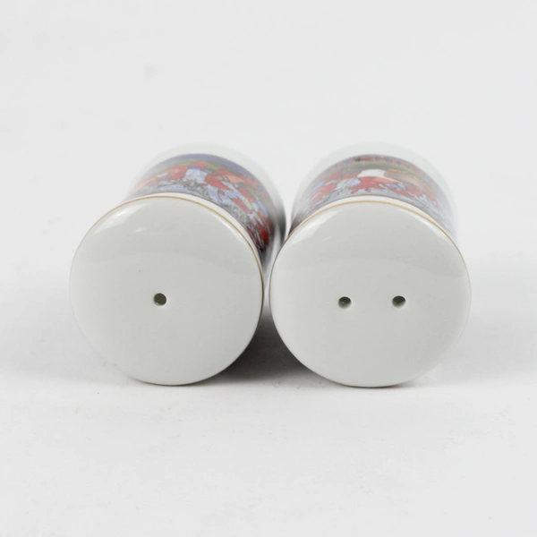 Set Of 2 Unbranded Ceramic "Louisiana" Crayfish Salt & Pepper Shakers 2.5"