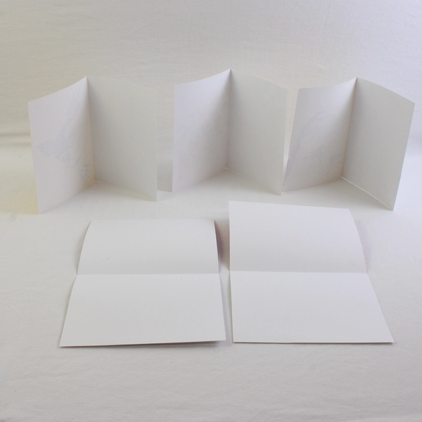 Lot of 5 Note Cards Bird and Floral Themes with Envelopes