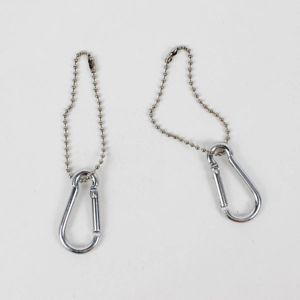 Set Of 2 Crystal Fish Floating Keychain Yellow Practical For Boats/Water Sports