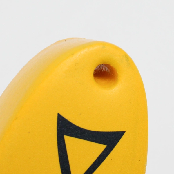 Set Of 2 Crystal Fish Floating Keychain Yellow Practical For Boats/Water Sports