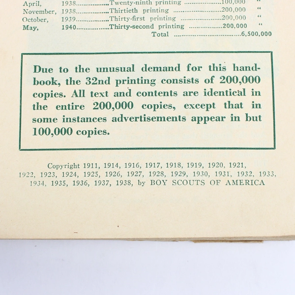 Vintage 1938 Boy Scouts Handbook For Boys Norman Rockwell Cover Illustrated