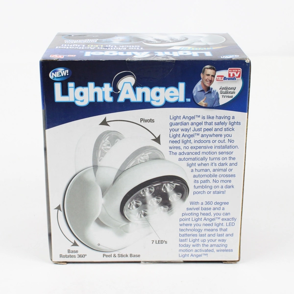 Light Angel Pivoting Motion Activated Stick Up LED Light Indoor/Outdoor
