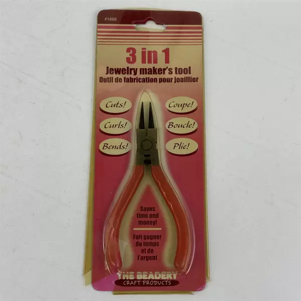 The Beadery 3 In 1 Jewelry Makers Tool With Original Packaging