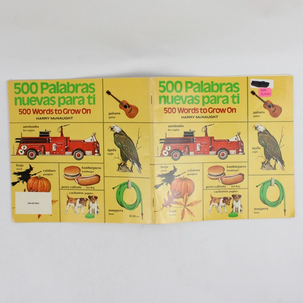 500 Palabras Nuevas Para Ti 500 Words to Grow On Spanish/English 1982 PB