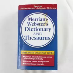 Merriam-Webster's Dictionary and Thesaurus Paperback