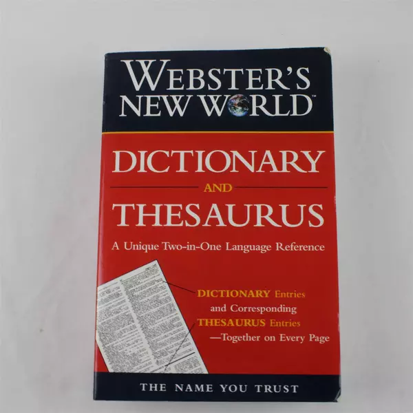 Webster's New World Dictionary & Thesaurus 1996 Paperback