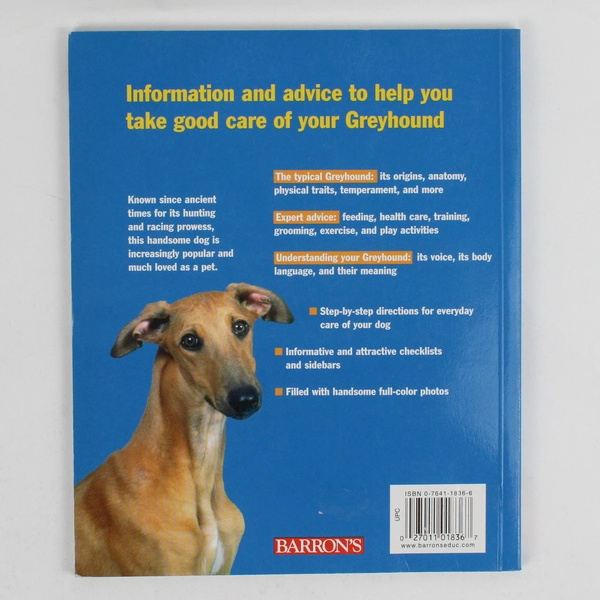 Greyhounds A Complete Pet Owner's Manual D Caroline Coile 2001 Paperback