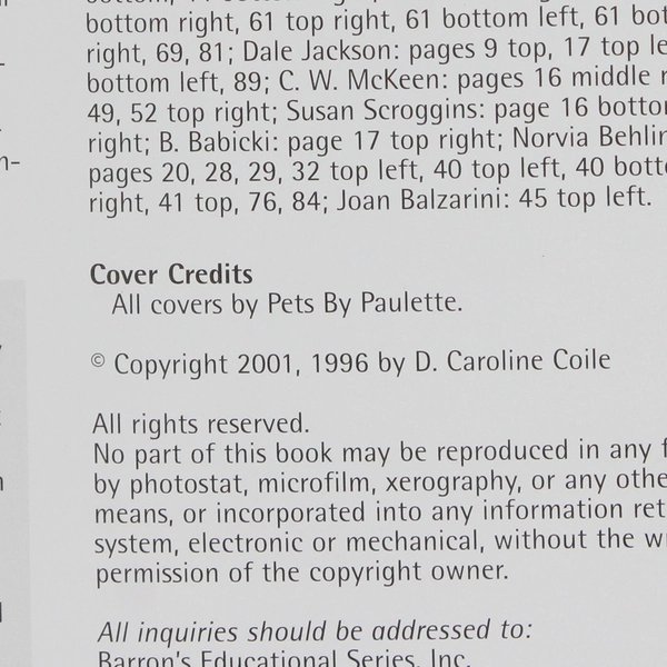 Greyhounds A Complete Pet Owner's Manual D Caroline Coile 2001 Paperback