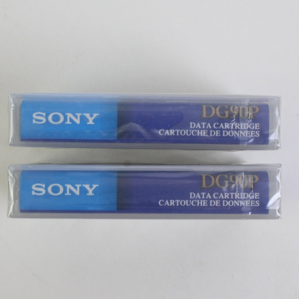 Sony DG90P 4mm Data Cartridge 2 Pack Premium 2.0GB 4.0GB DDS Tape Backup New