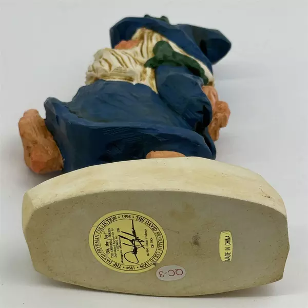 1994 Coyne's Inc David Frykman Oh the Joy Barefoot Gnome Figurine DF-1004