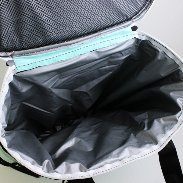 Koozie Olympus 24-Can Kooler Backpack Mint/Blue Embold Credit Union Print