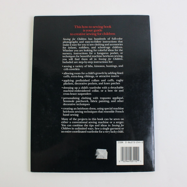 Singer Sewing Reference Library Sewing For Children 1988 Paperback