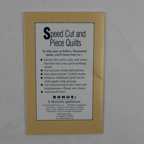 Rotary Cutting Basics and Beyond Instructional Booklet 2006 Paperback