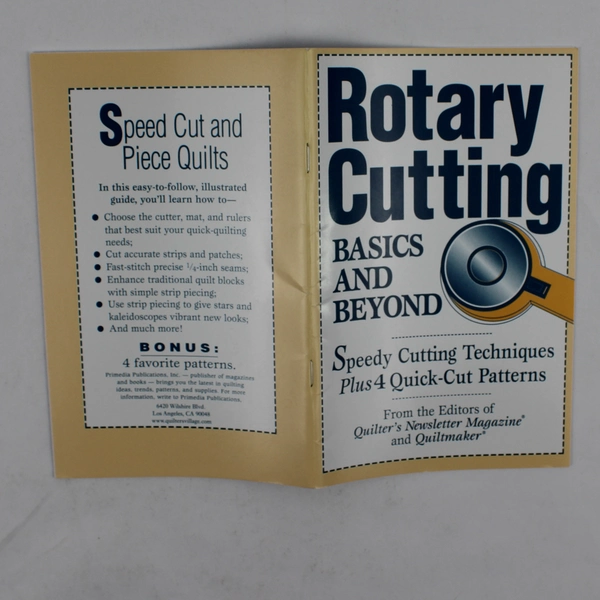 Rotary Cutting Basics and Beyond Instructional Booklet 2006 Paperback