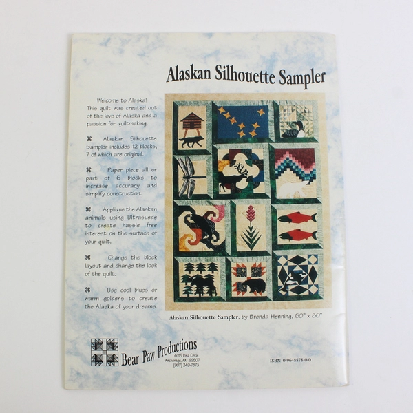 Vintage Alaskan Silhouette Sampler by Brenda Henning 1995 Paperback