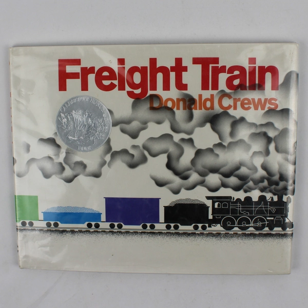 Vintage Freight Train by Donald Crews 1978 Hardcover Dust Jacket Ex-Library Book