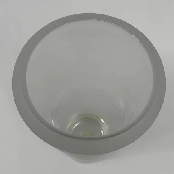 Wedgwood Vera Wang Illusion Frosted Lead Crystal Vase 12 Inch