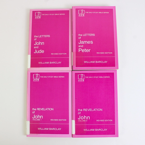 Lot of 4 The Daily Study Bible Series Books William Barclay 1977-1976 PB Ex-Lib