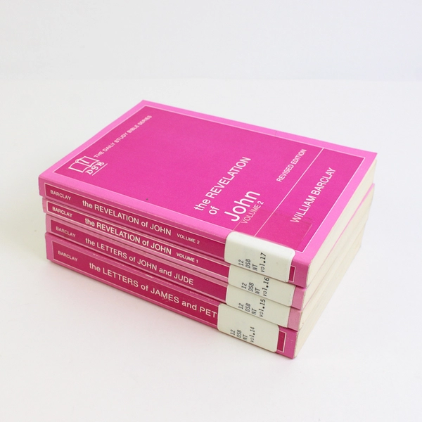Lot of 4 The Daily Study Bible Series Books William Barclay 1977-1976 PB Ex-Lib