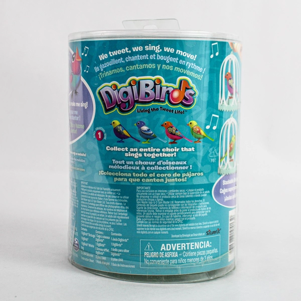 Digibirds Living the Tweet Life Toy Animated Sings Over 20 Songs