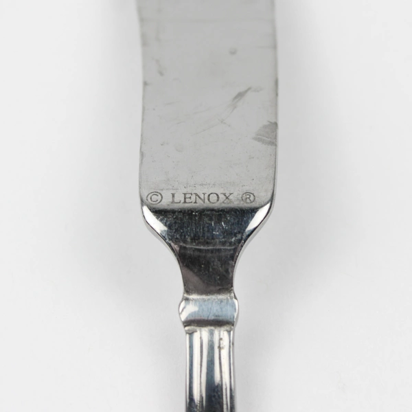 Lot of 2 Lenox Lanford (Stainless) Flatware Handle Master Butter Knives