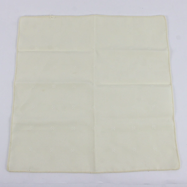 Lot of 10 Vintage Off-White Cloth Napkins FLAWED