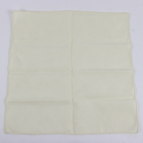 Lot of 10 Vintage Off-White Cloth Napkins FLAWED