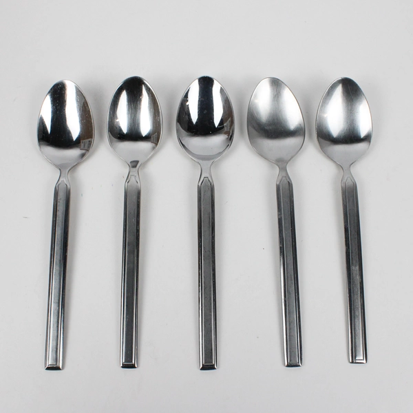 Lot Of 5 Cambridge Silver Royal Suttan (Stainless) Flatware Soup Spoons 7.5"