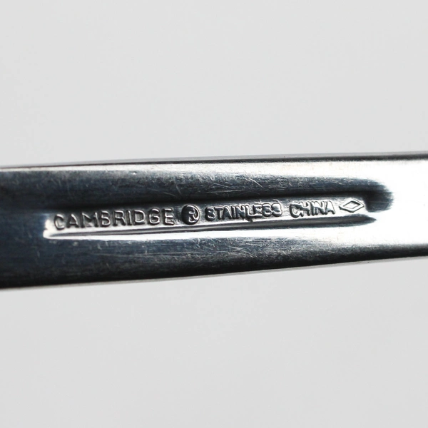 Lot Of 5 Cambridge Silver Royal Suttan (Stainless) Flatware Soup Spoons 7.5"