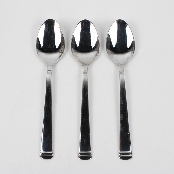 Lot Of 3 International Silver INS394 (Stainless) Fatware Teaspoons 6.75" Long