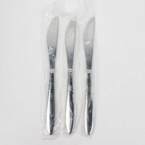 Lot Of 3 International Silver Simplicity (Stainless) Flatware Dinner Knives 9"