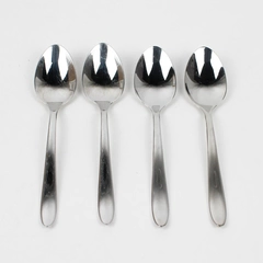 Lot Of 4 International Silver Simplicity (Stainless) Flatware Teaspoons 6.25"