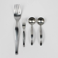 Lot Of 4 Noritake Silver Fantasy (Stainless) Serving Fork & Assorted Flatware