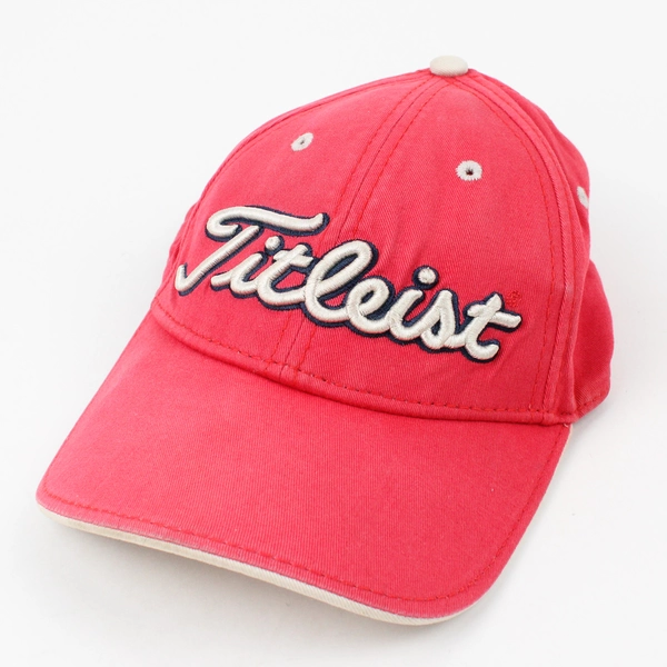 Titleist by New Era Golf Red Baseball Cap One Size FLAWED