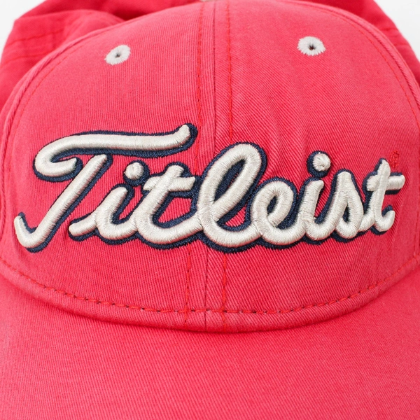 Titleist by New Era Golf Red Baseball Cap One Size FLAWED