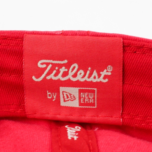Titleist by New Era Golf Red Baseball Cap One Size FLAWED