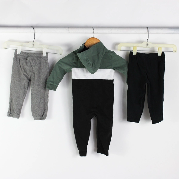 Lot of 3 Pieces Baby Bundle Pants and One-piece Bodysuit 18 Month Clothes