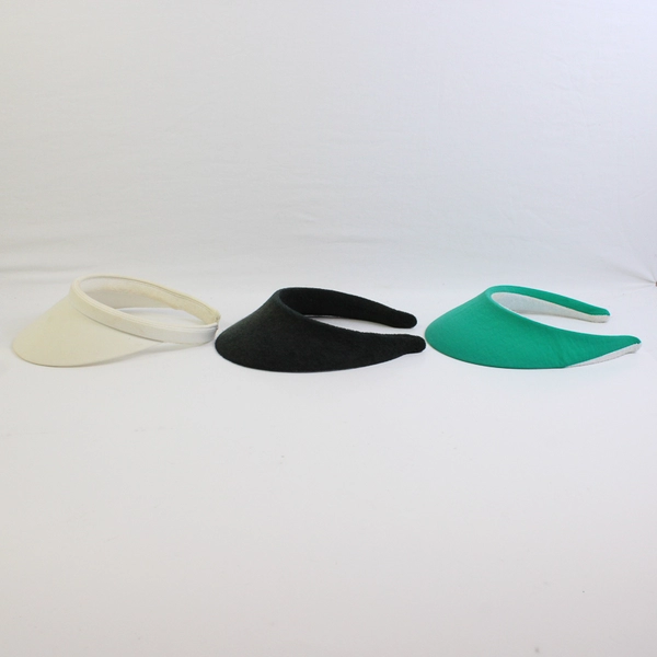 Lot of 3 Unbranded Women's Golf Visors