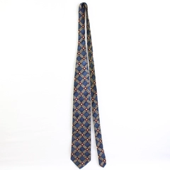 Bruno Piatelli Blue Gray Red Big and Tall Men's Silk Necktie Extra Long 64"