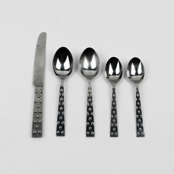 Lot Of 5 Libbey LYF9 (Stainless) Flatware 2 Soup Spoons 2 Teaspoons Dinner Knife