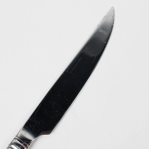 Lot Of 3 Reed & Barton Waverly Hall Pattern Steak Knives Serrated Stainless 9.5"