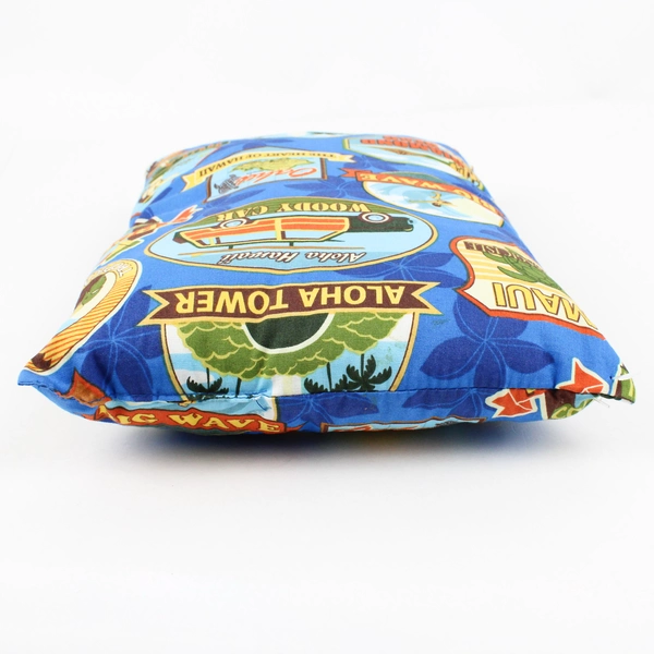 Hula Girl, Woody Car, Sea Turtles Hawaii Theme Decorative Throw Pillow, 9.8 x 11