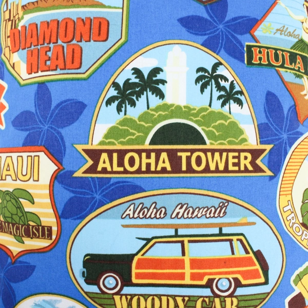 Hula Girl, Woody Car, Sea Turtles Hawaii Theme Decorative Throw Pillow, 9.8 x 11