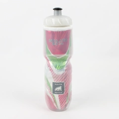 Polar Bottle Insulated Sports Water Bottle 24 Oz Pink/Green/White 10.75" Tall