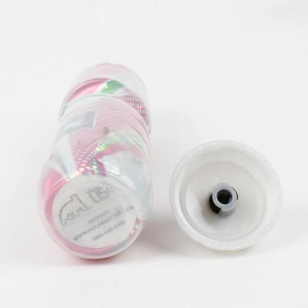 Polar Bottle Insulated Sports Water Bottle 24 Oz Pink/Green/White 10.75" Tall