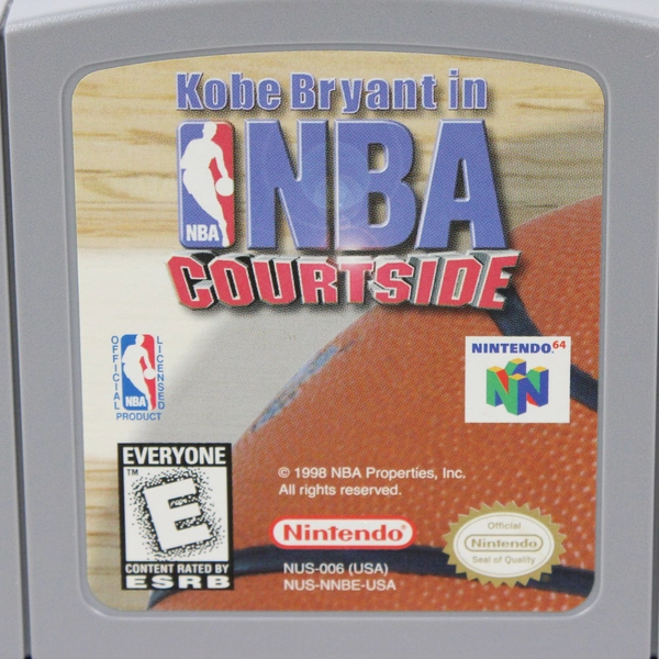 Kobe Bryant In NBA Courtside Game For Nintendo 64 Cartridge 1998 (Untested)